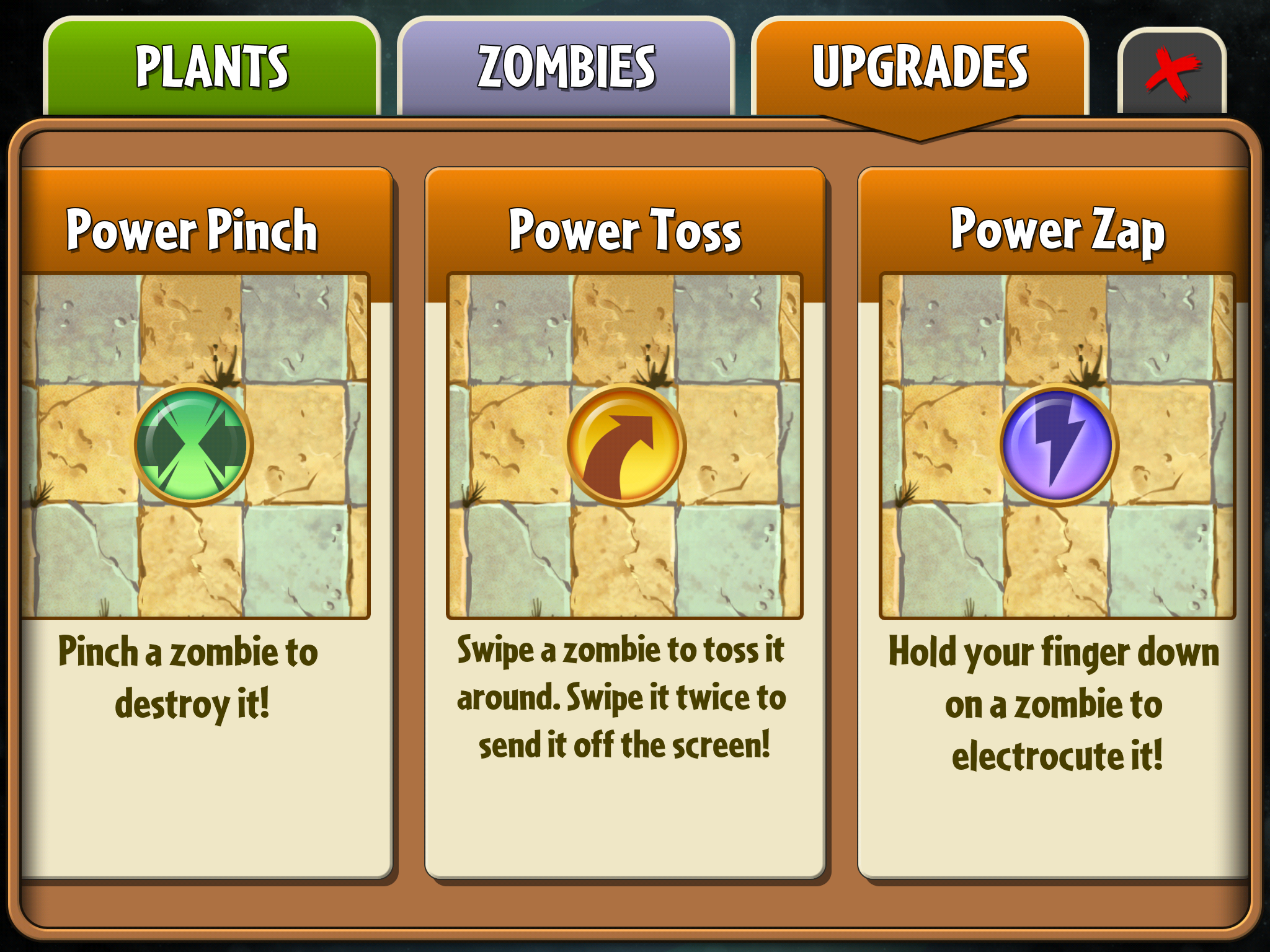 Plant upgrade system, Plants vs. Zombies Wiki