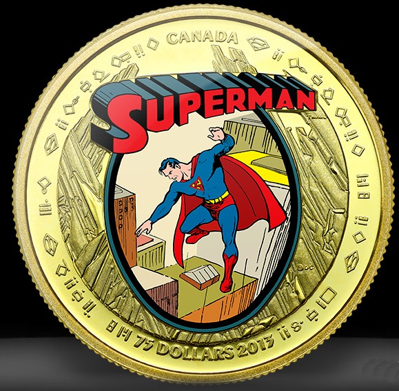 $75 14-Kt. Gold "Superman: The Early Years" coin
