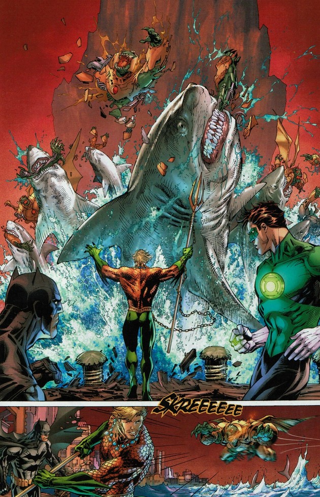 Aquaman's sharks