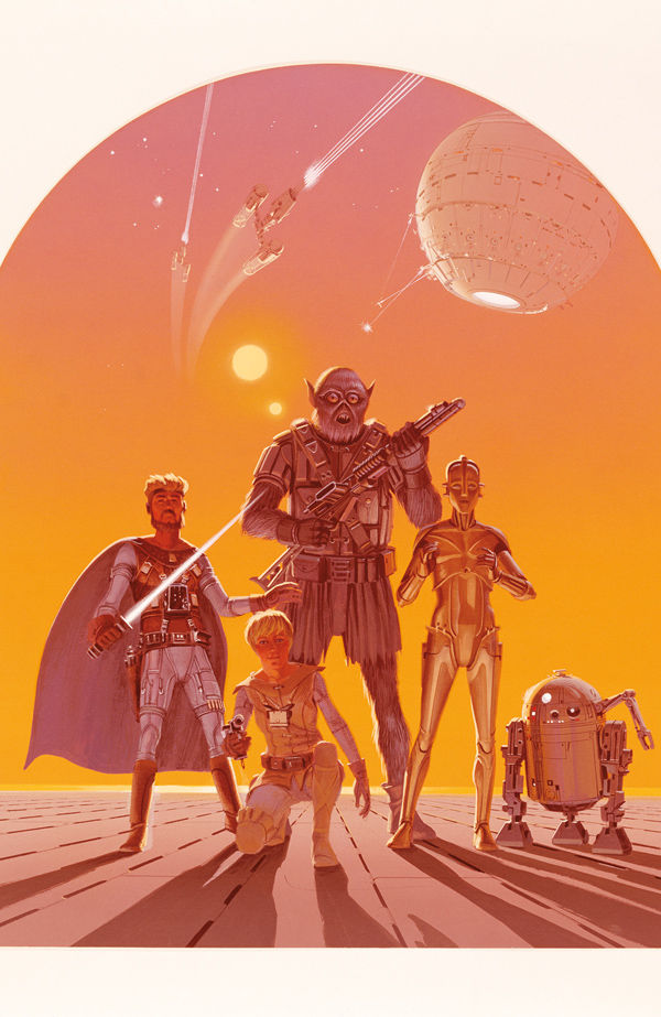 Draft cover art of The Star Wars #2 by Ralph McQuarrie