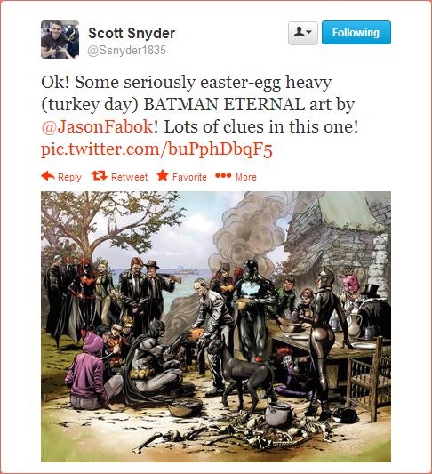 Scott Snyder Tweet