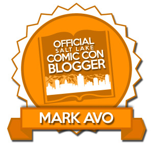 Official blogger badge for the Salt Lake Comic Con