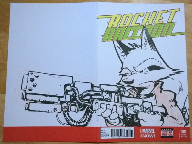 Rocket Raccoon by Jake Parker