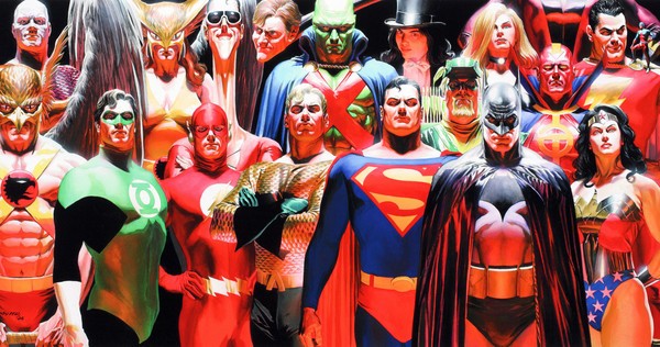 Justice League Painting by Alex Ross