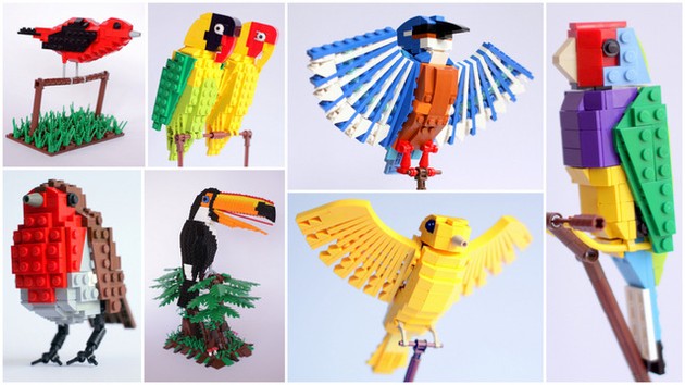 Assortment of LEGO Birds