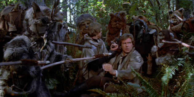 Han Solo and the Ewoks