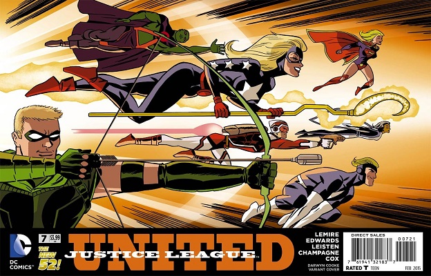 Justice League United #7 - Darwyn Cookie Variant