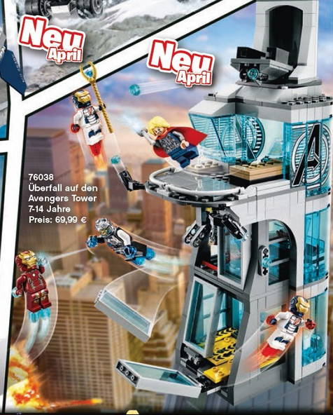 Attack on Avengers Tower LEGO Set