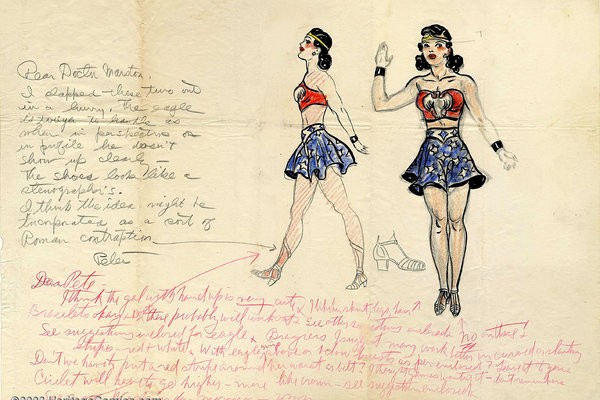 Early Wonder Woman sketch