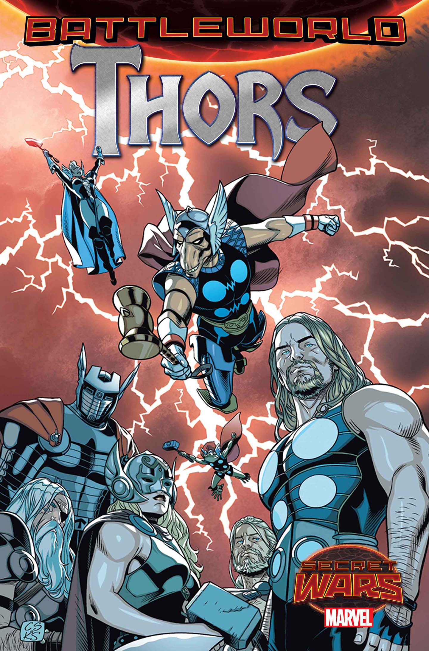 Battleworld's Lawmen In 'Battleworld: Thors #1'