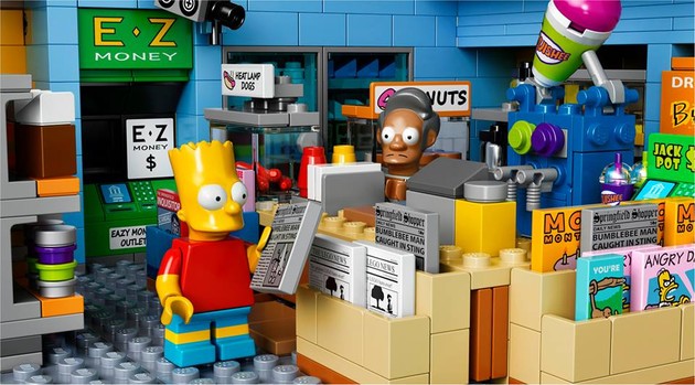 Bart and Apu in Kwik-E-Mart