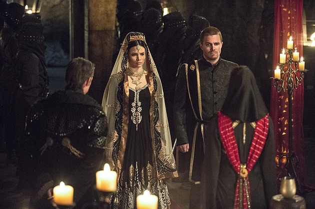 Oliver and Nyssa, ready to tie the knot