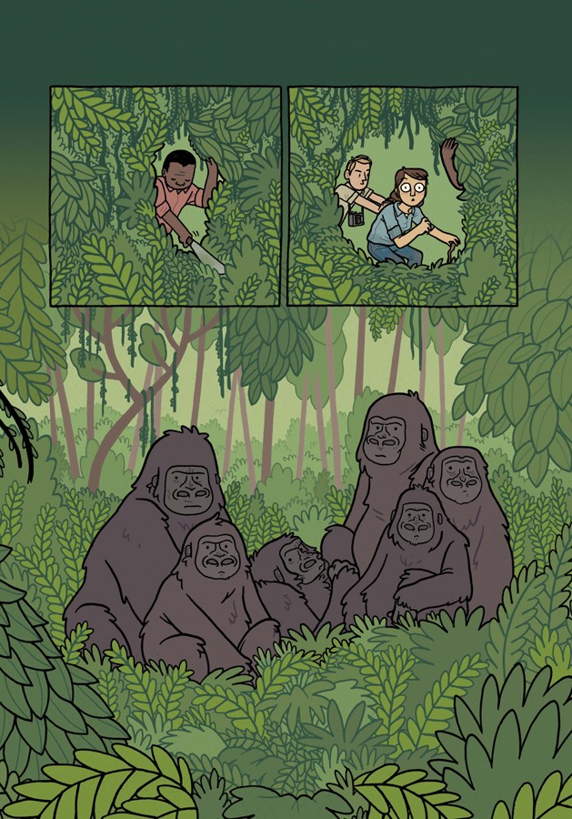 Dian Fossey and gorillas