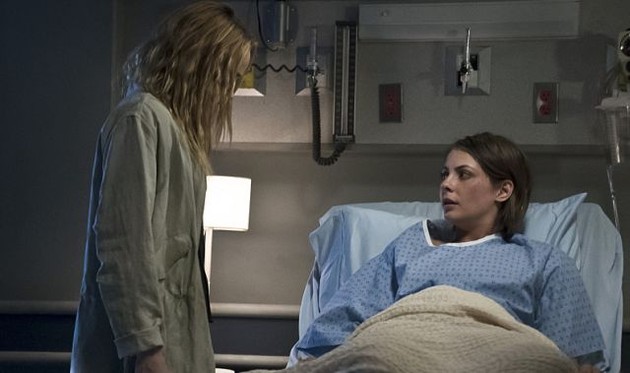 Sara and Thea in the hospital