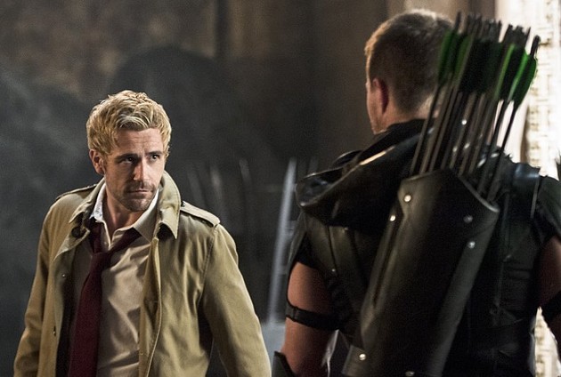 Constantine with Green Arrow