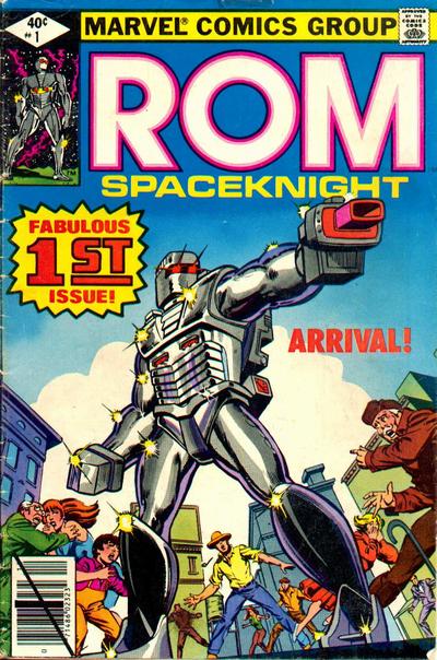 Rom from the cover of Rom #1, artist Frank Miller