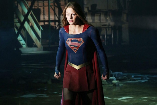 Supergirl standing