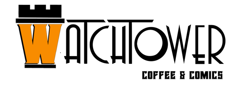 Logo: Watchtower Coffee & Comics