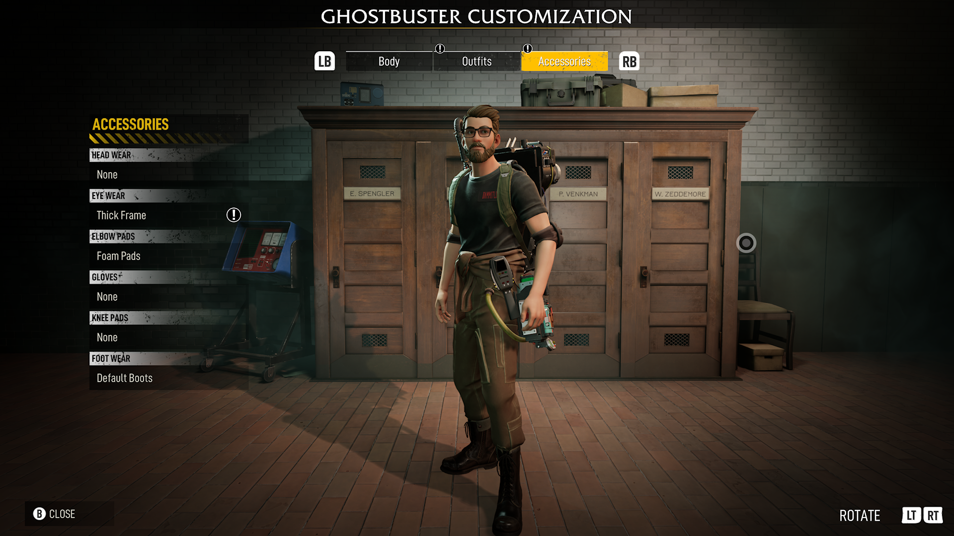 Character Customization Screen