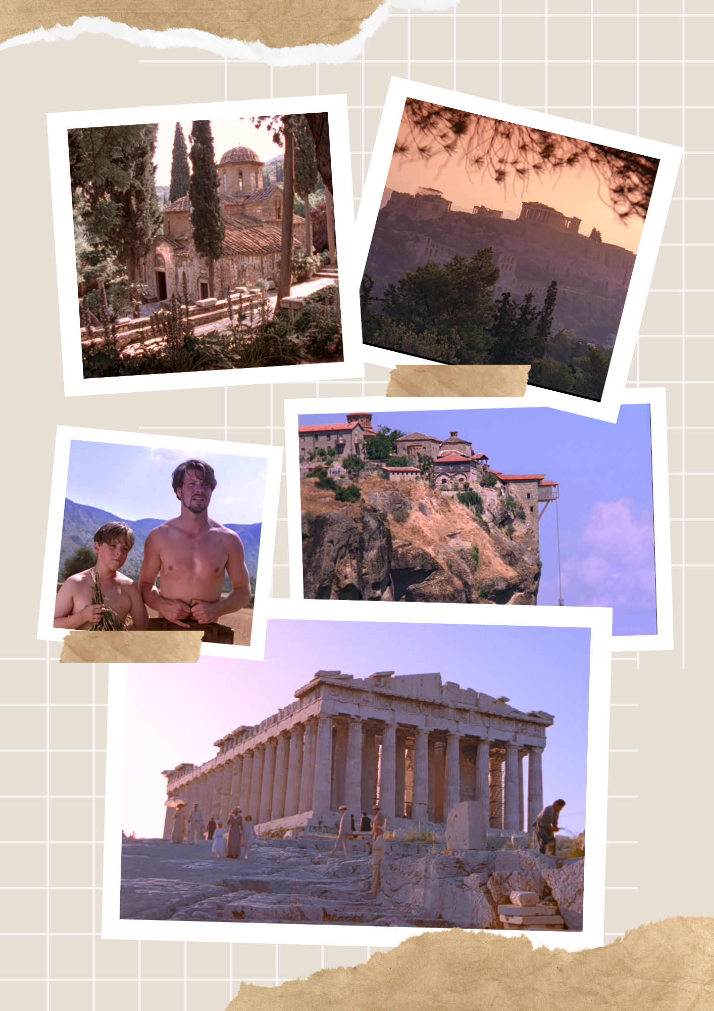Young Indy Greece collage